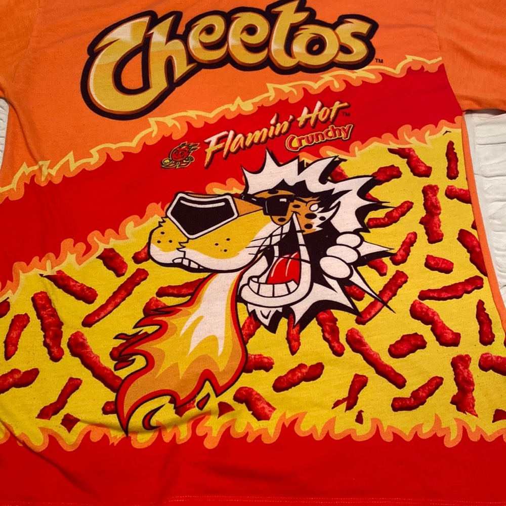 Flaming Hot Cheetos Shirt Unisex Size S